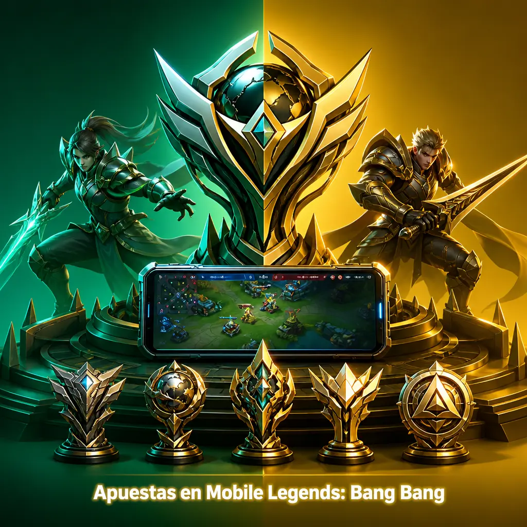 Apuestas en Mobile Legends: Bang Bang, torneos como MPL y M Series con mercados de ganador, hándicap y campeón.