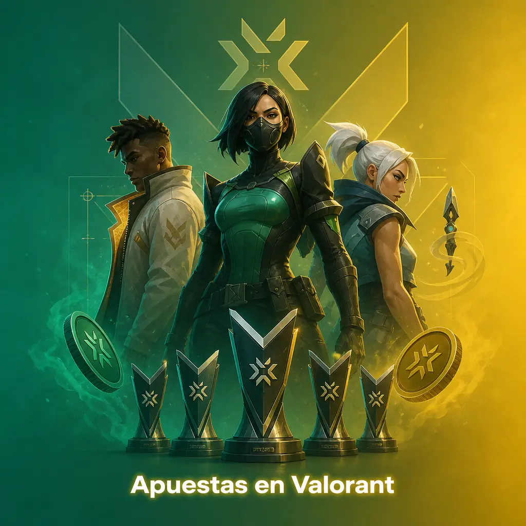 Apuestas en Valorant: mercados de Bet365 para ganador de mapa, hándicap y rondas en torneos VCT Champions, Masters y más