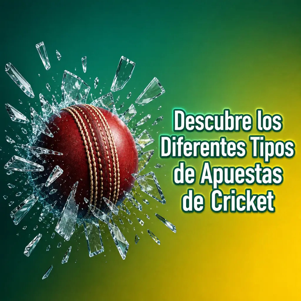Tipos de apuestas de cricket en Bet365: ganador del partido, máximo bateador, hándicap de carreras y más mercados disponibles.