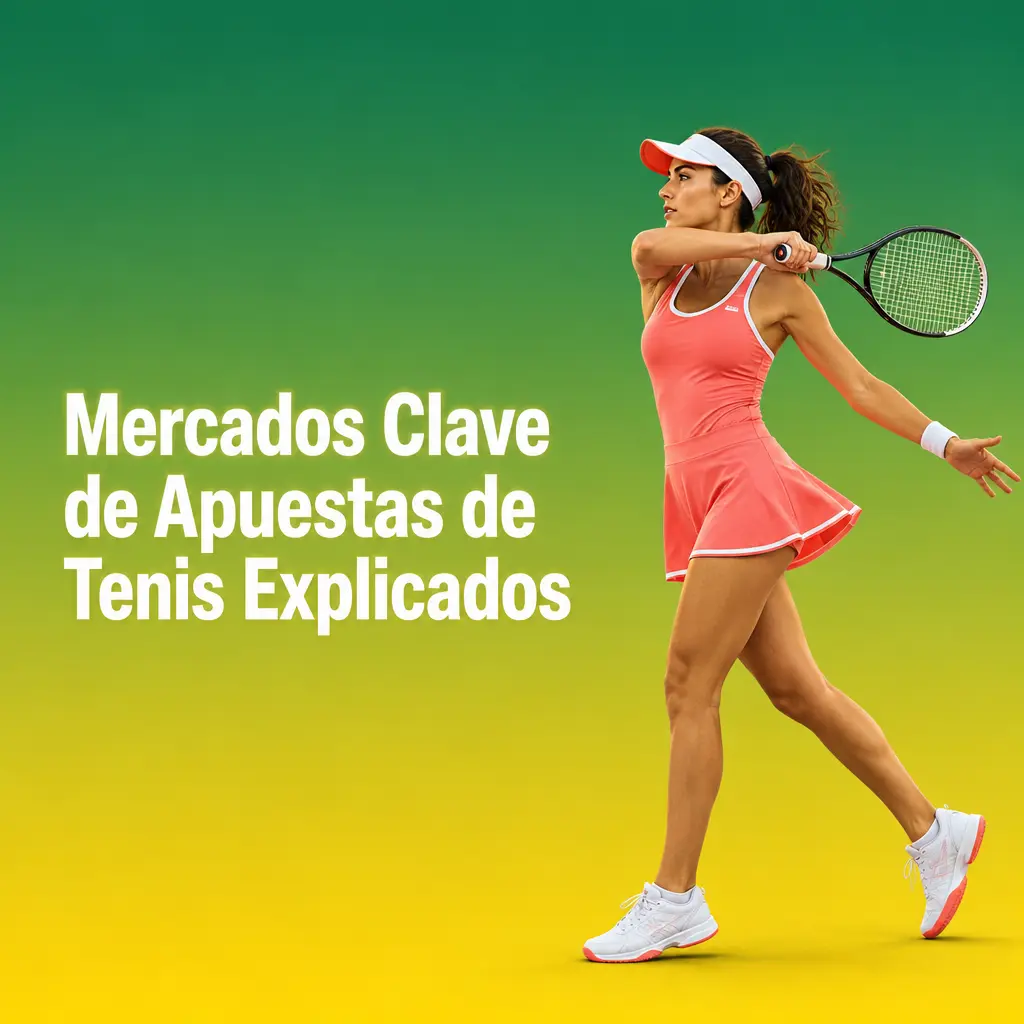 Explicación de mercados clave de apuestas de tenis en Bet365: ganador, sets, hándicap y resultado exacto.
