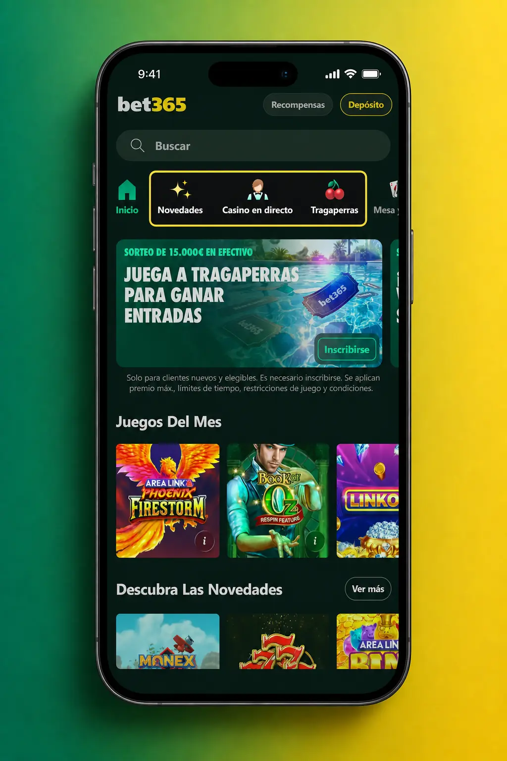Guía paso a paso para jugar a las tragaperras en Bet365: iniciar sesión, elegir juego y girar los carretes.