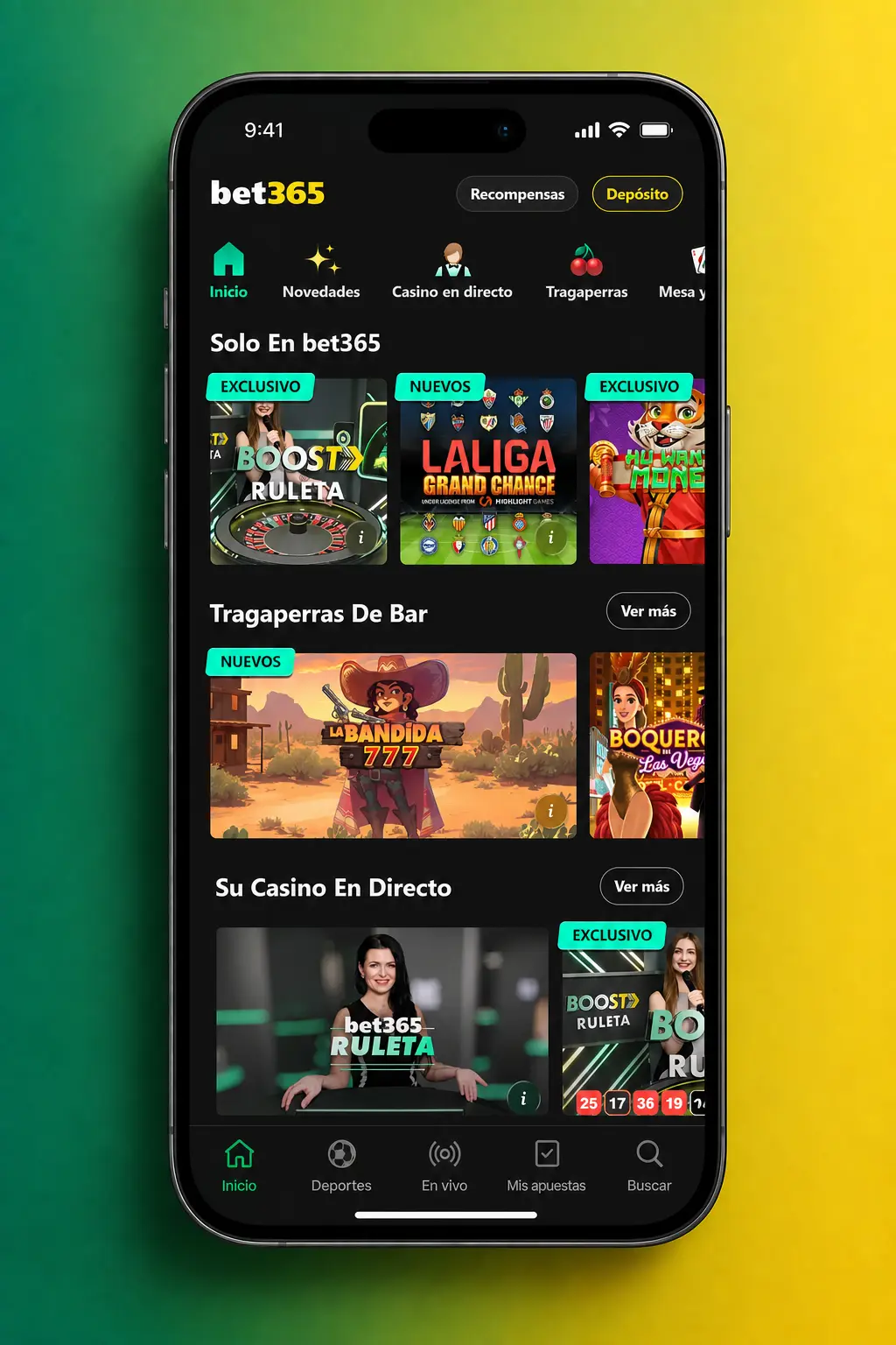 Guía en 4 pasos para jugar a las tragaperras en Bet365: iniciar sesión, elegir juego y girar los carretes.