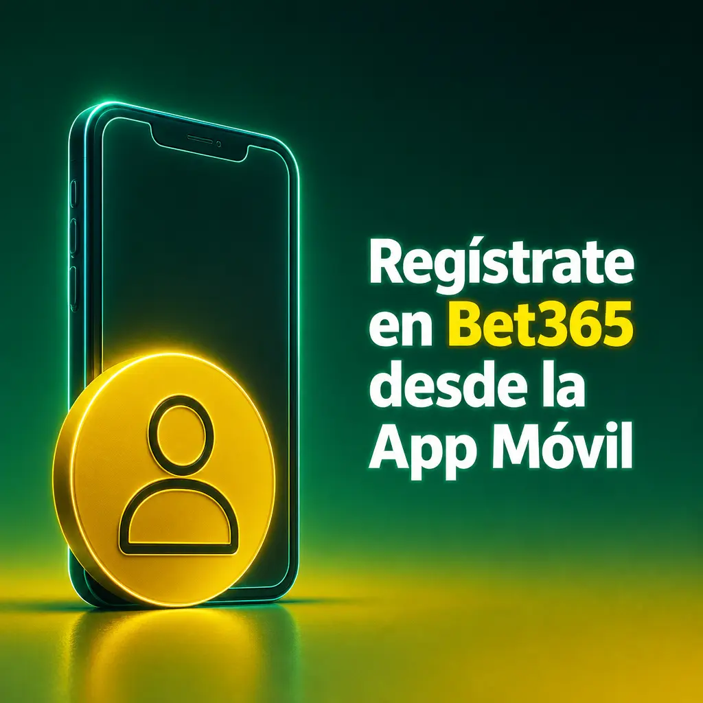 Registro en la app móvil de Bet365: completa el formulario, verifica por SMS y activa el acceso biométrico.